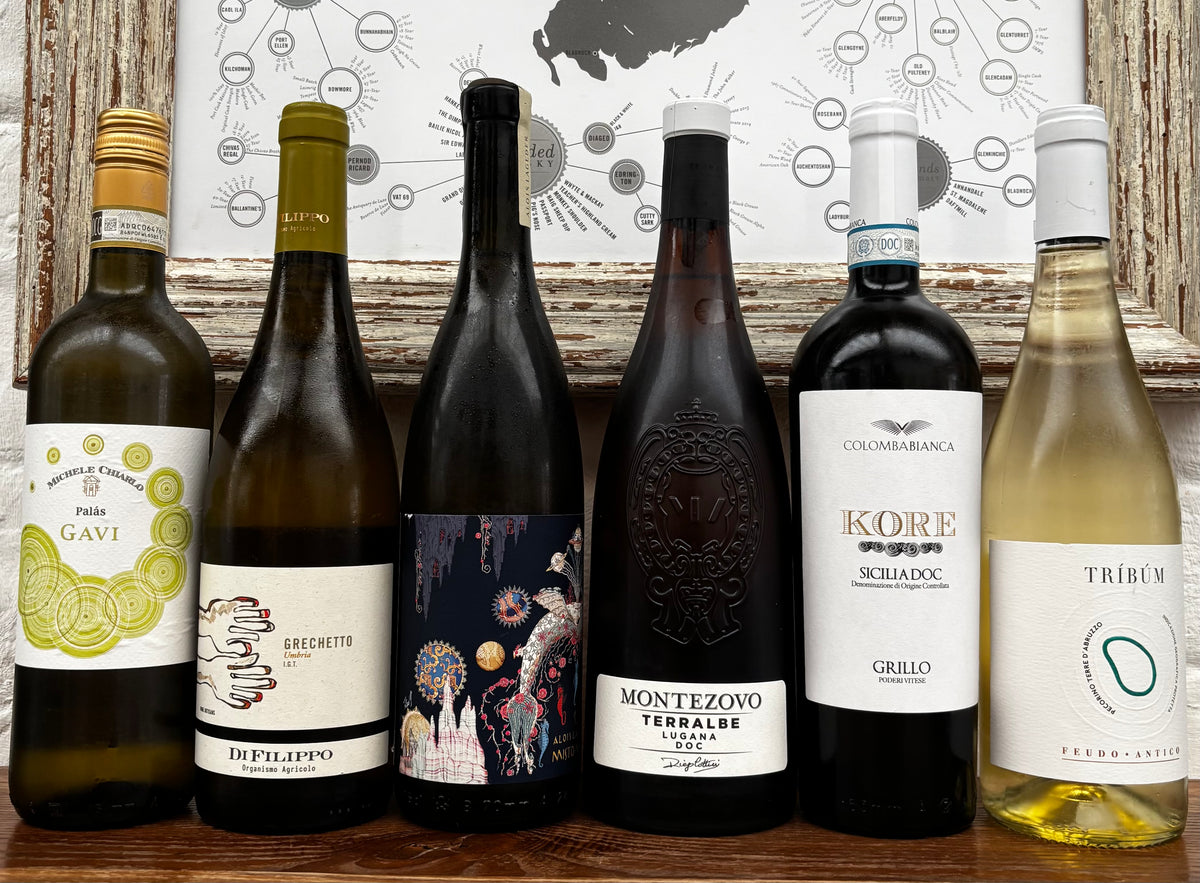 Charming Italian White Wines. 6x75cl Mixed Case