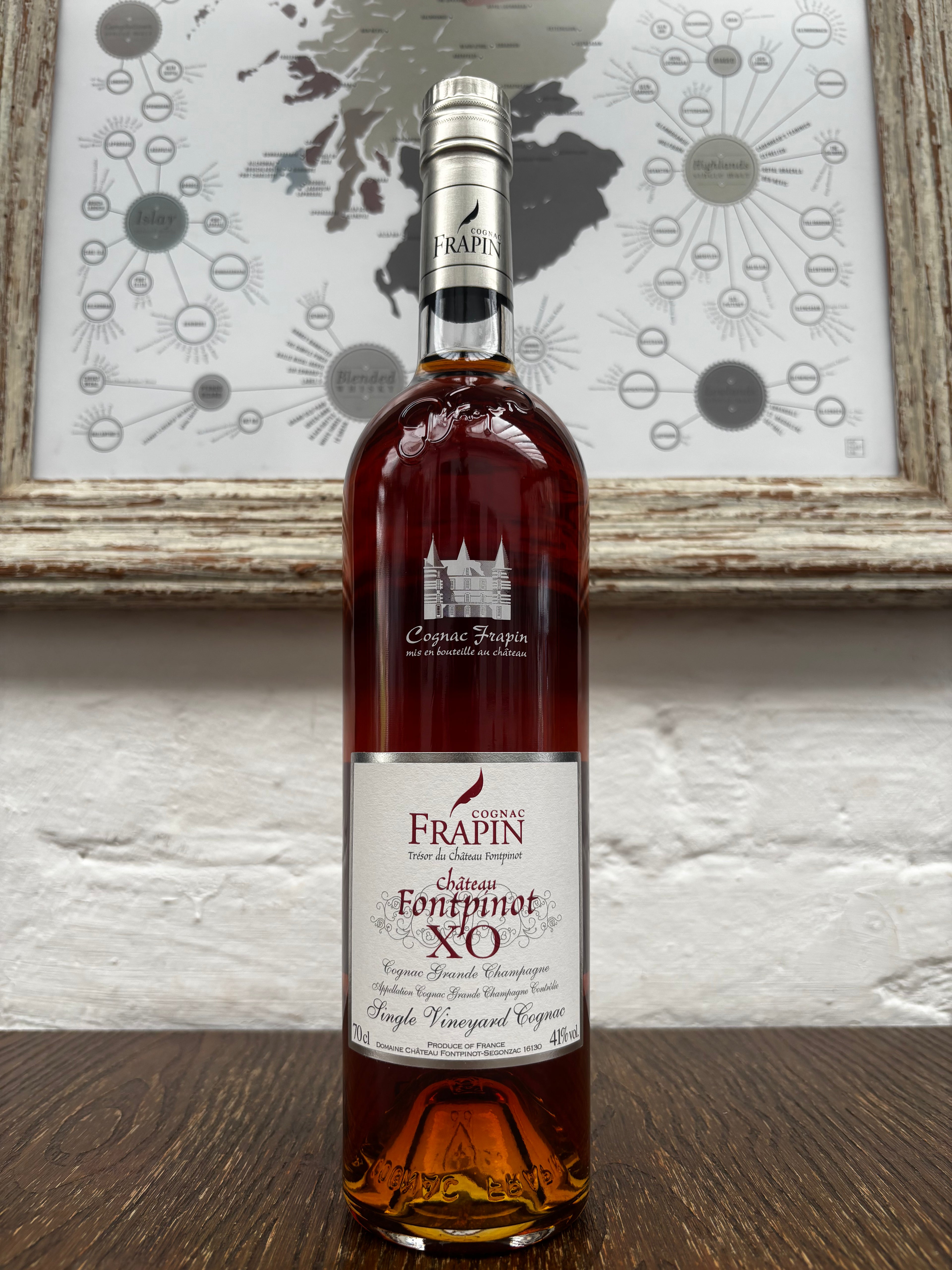 Frapin Chateau de Fontpinot XO Cognac. 41%, 70cl.