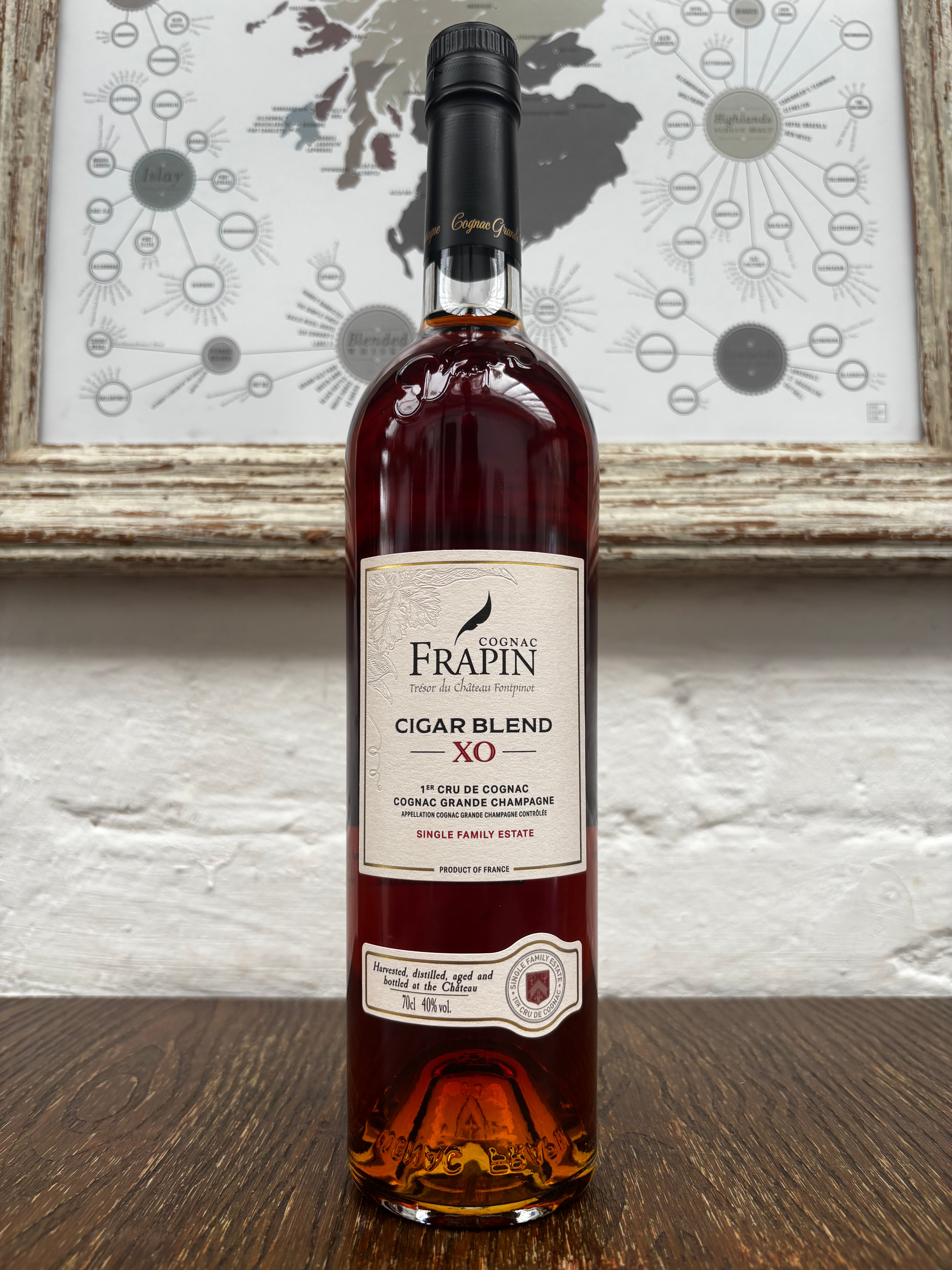 Frapin Cigar Blend XO Cognac. 40%, 70cl.