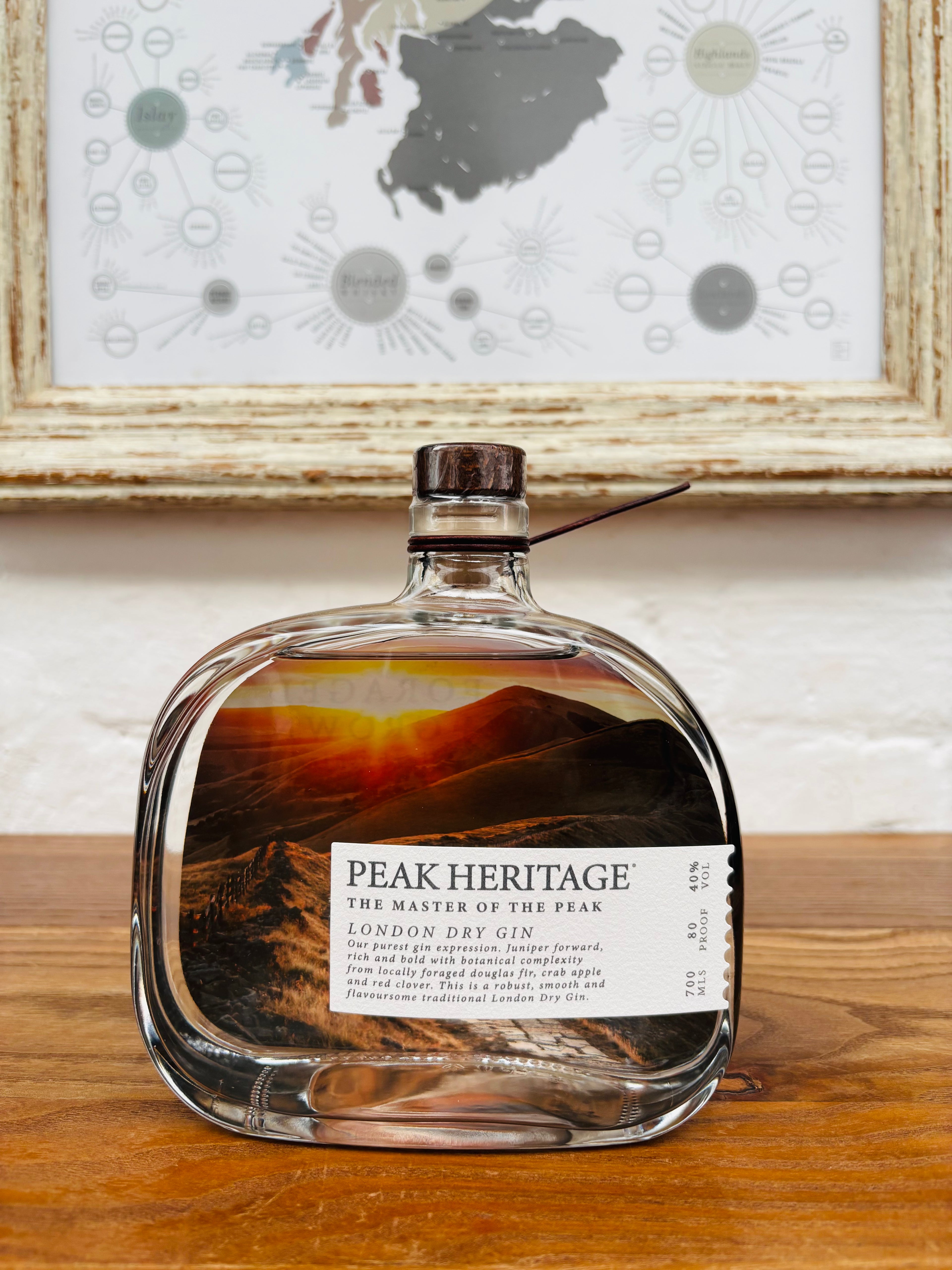 Peak Heritage 'Master Of The Peak' London Dry Gin, 40%, 70cl.