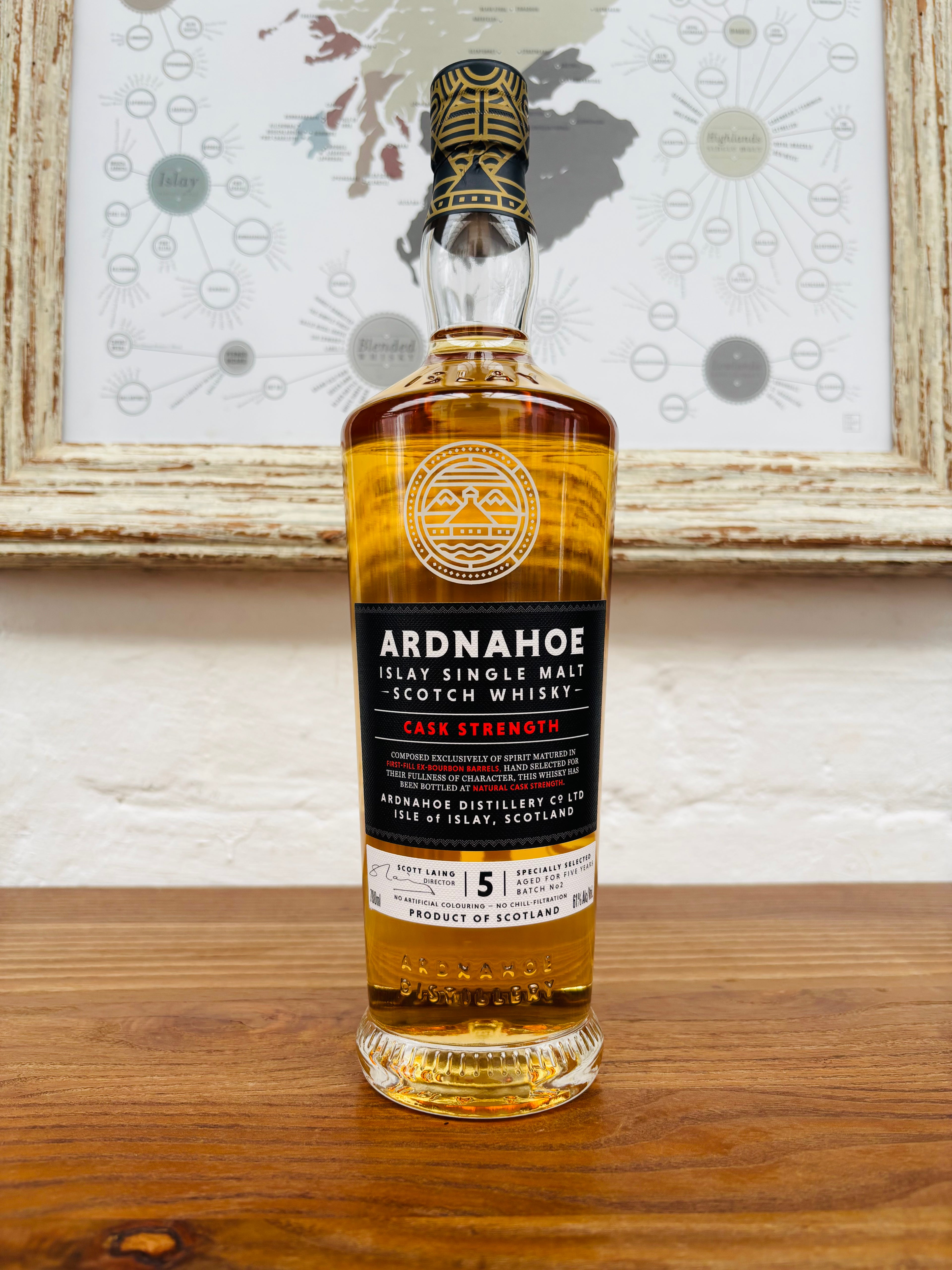 Ardnahoe Cask Strength Whisky, Batch 2. Islay, 61%, 70cl.