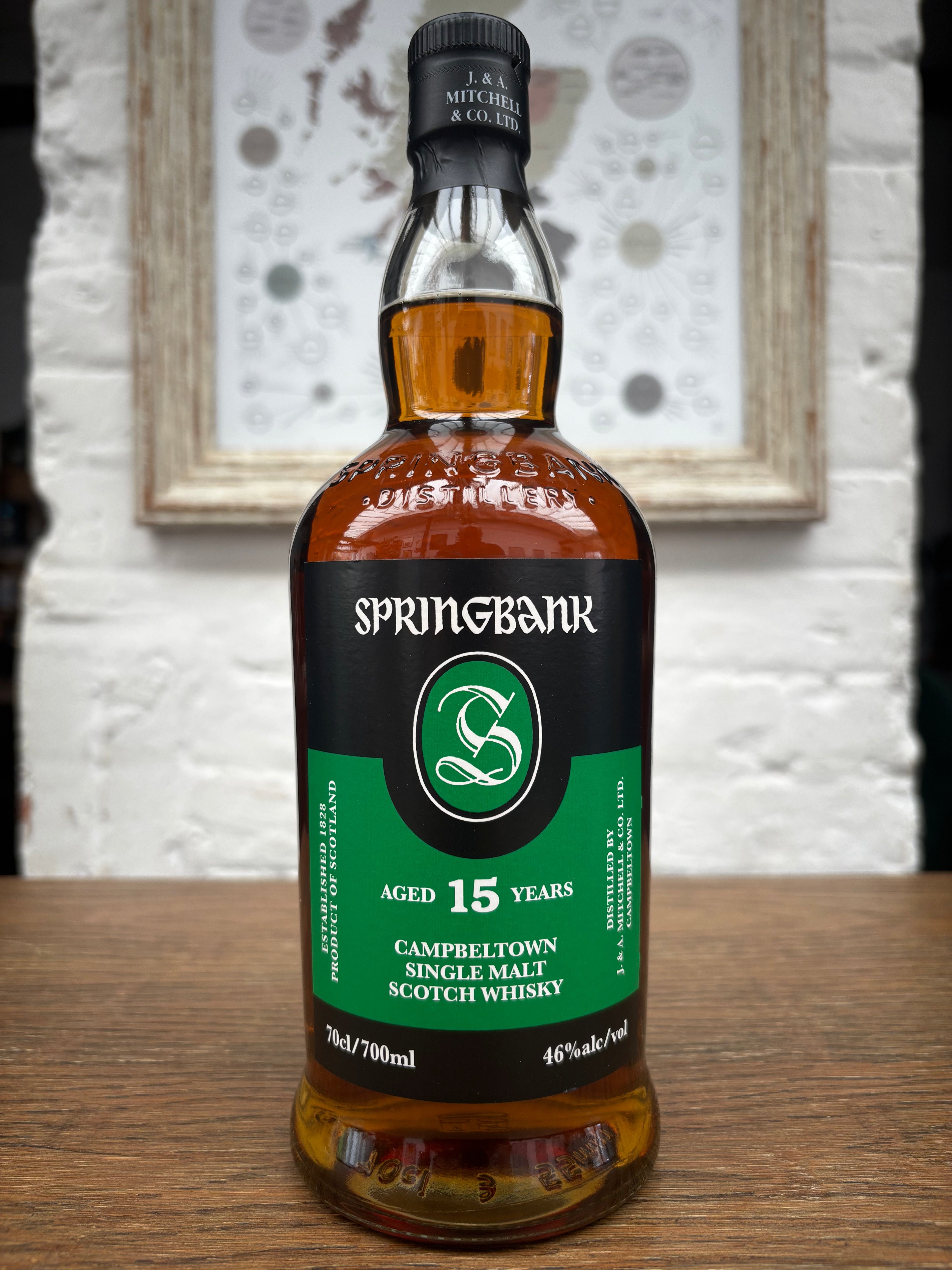 Springbank 15 Year Old Whisky, 46%, 2026, 70cl.